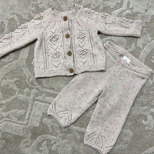 Baby B’gosh knitted matching set